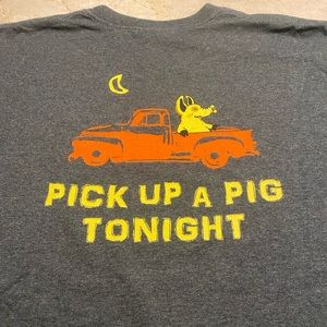 Woodstock Inn Brewery “Pick Up a Pig Tonight” T-Shirt Size XL